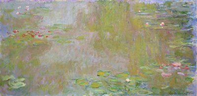 Waterlelies in Giverny, 1917 door Claude Monet